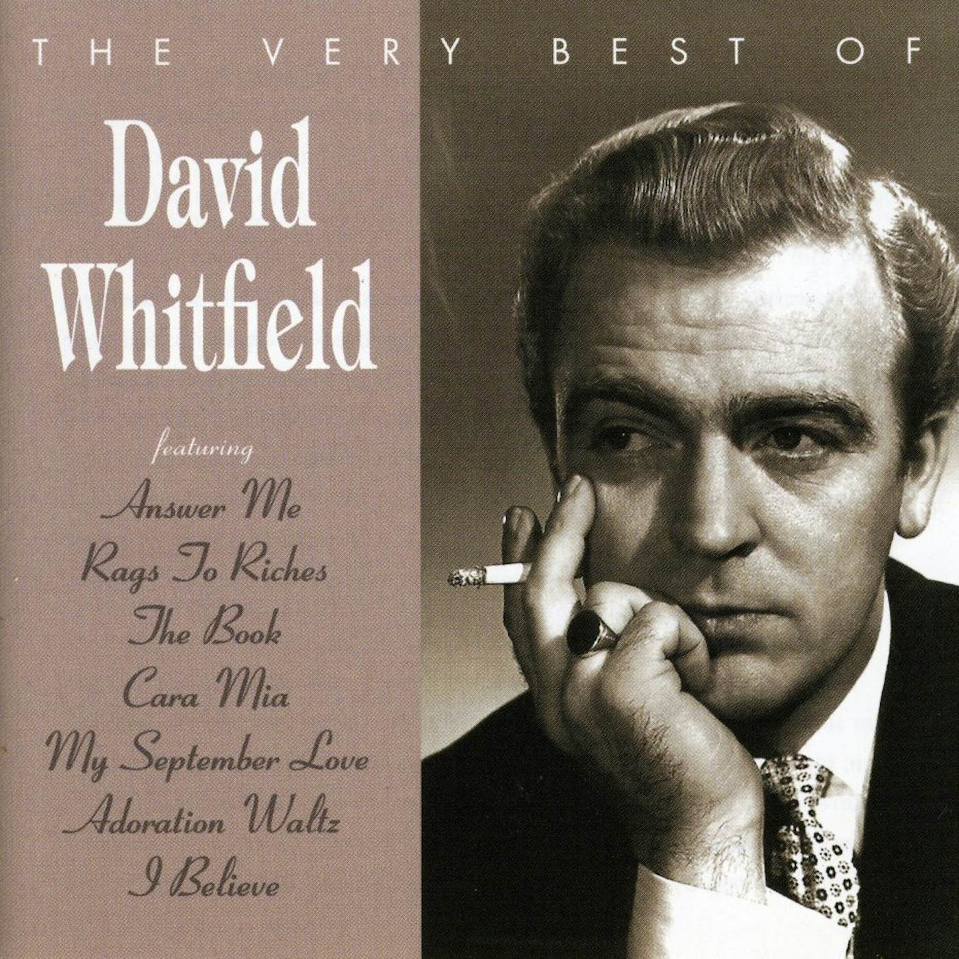 David Whitfield VERY BEST OF CD