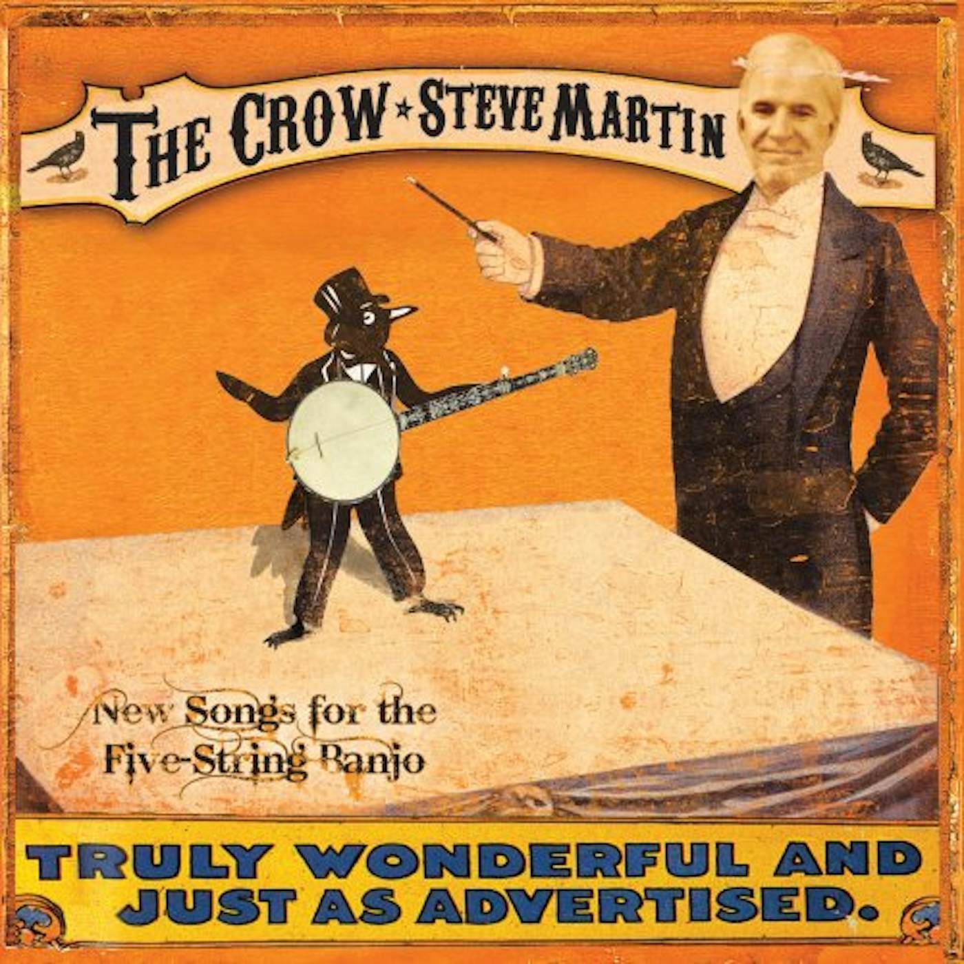 Steve Martin CROW: NEW SONGS FOR THE FIVE STRING BANJO CD