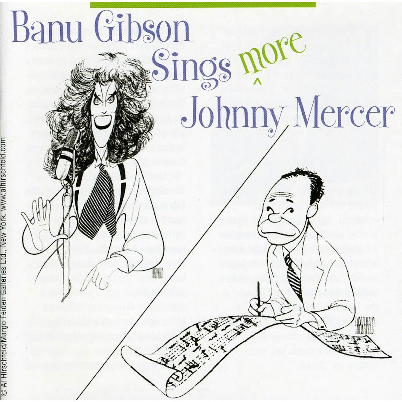 BANU GIBSON SINGS MORE JOHNNY CD