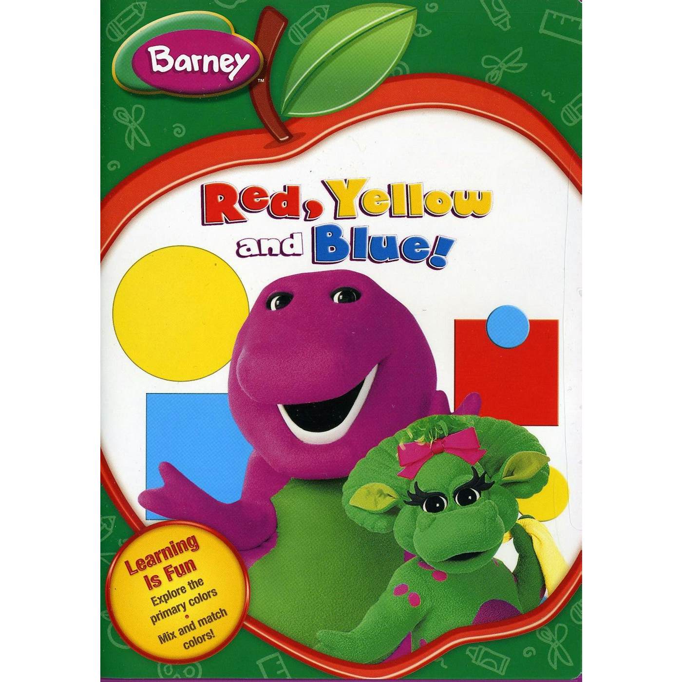 Barney RED YELLOW & BLUE: BACK TO SCHOOL DVD