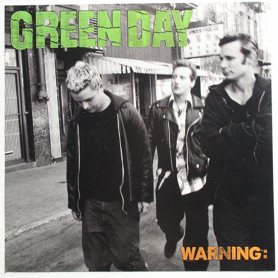 green day warning album cover