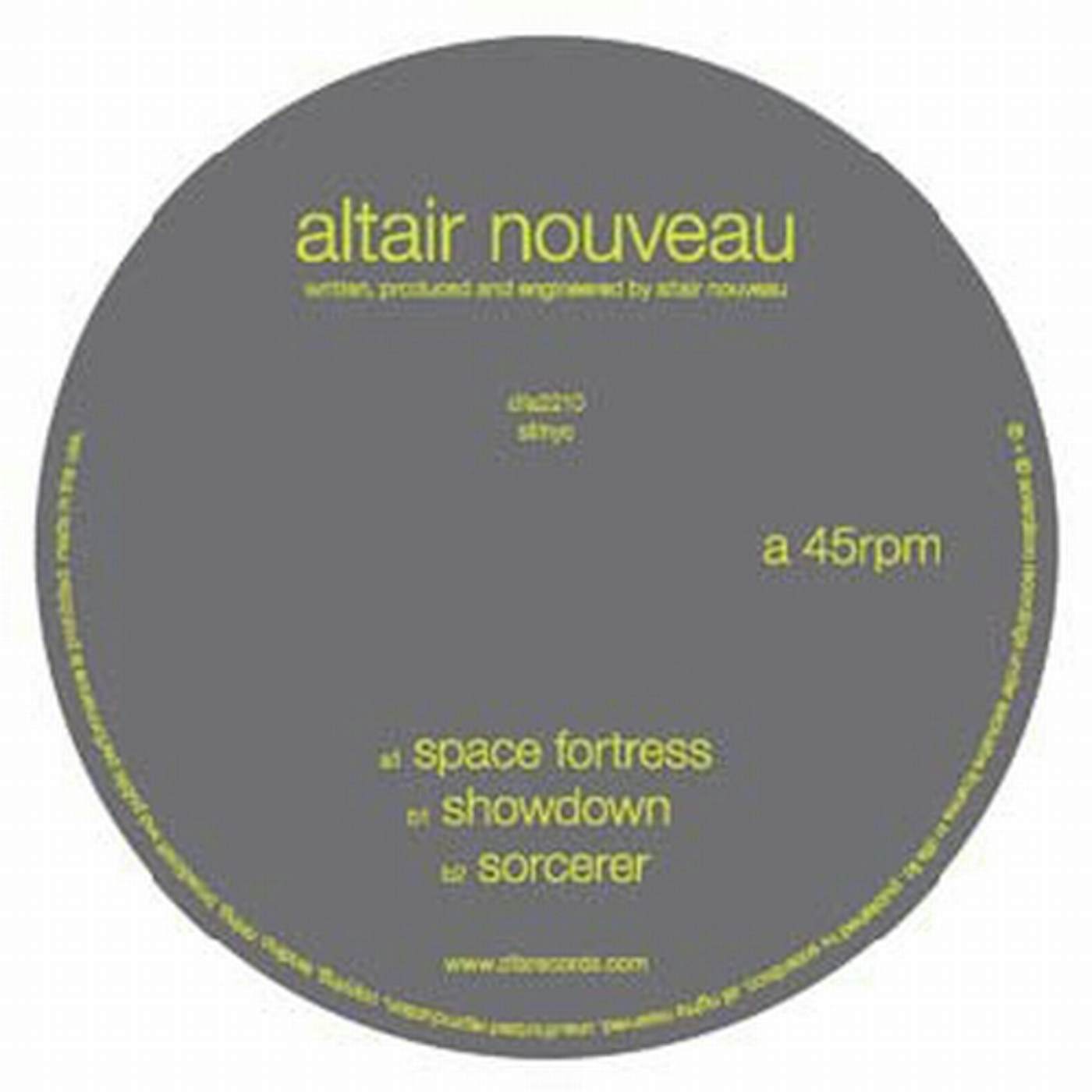 Altair Nouveau Space Fortress Vinyl Record