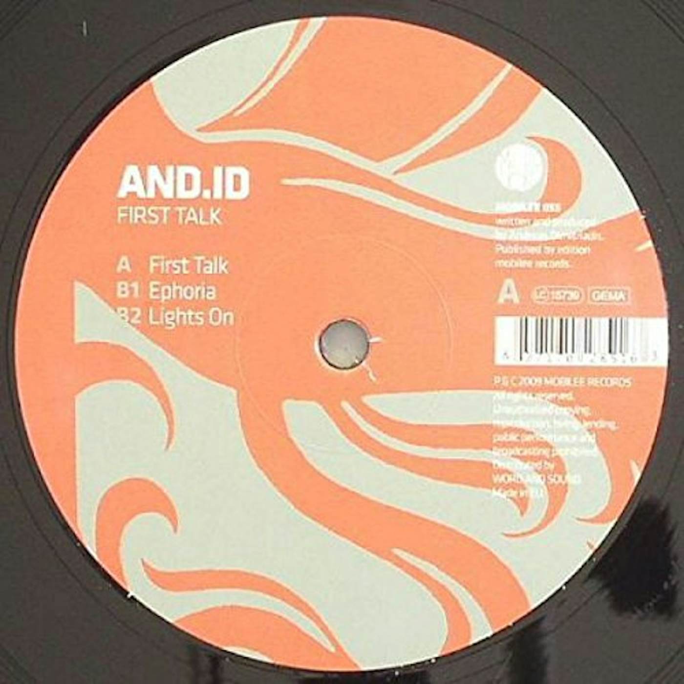 AND.ID First Talk Vinyl Record