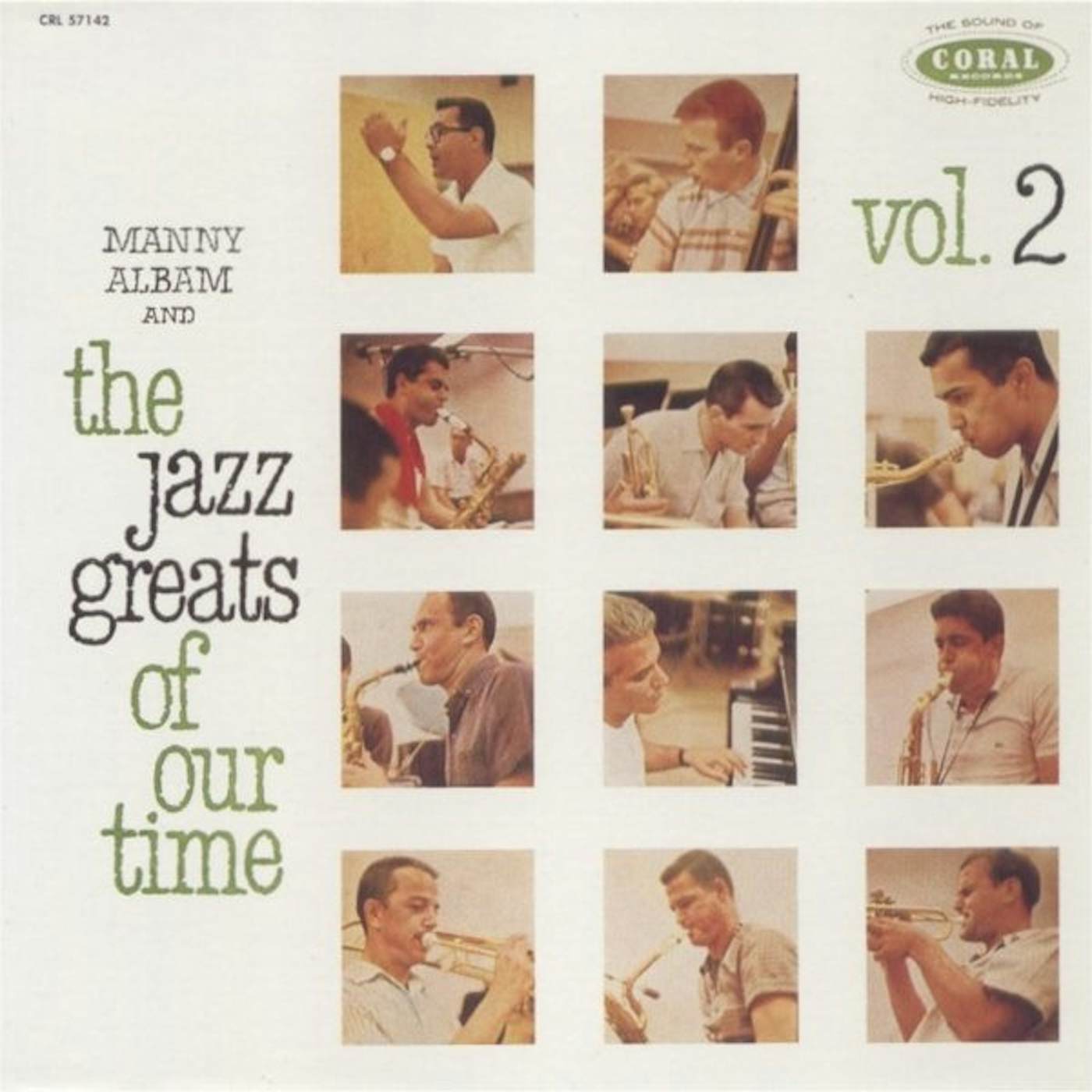 Manny Albam JAZZ GREATS OF OUR TIME 2 Vinyl Record
