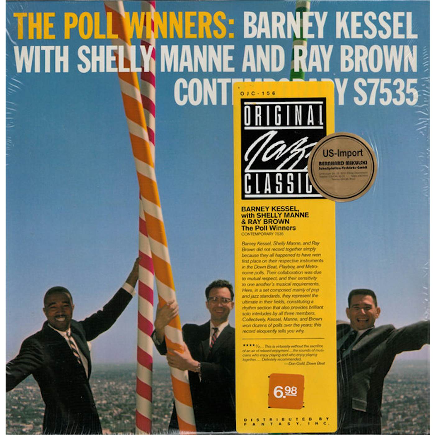 Barney Kessel, Ray Brown, Shelly Manne POLL WINNERS Vinyl Record