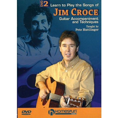 Pete Huttlinger LEARN TO PLAY THE SONGS OF JIM CROCE 2 DVD