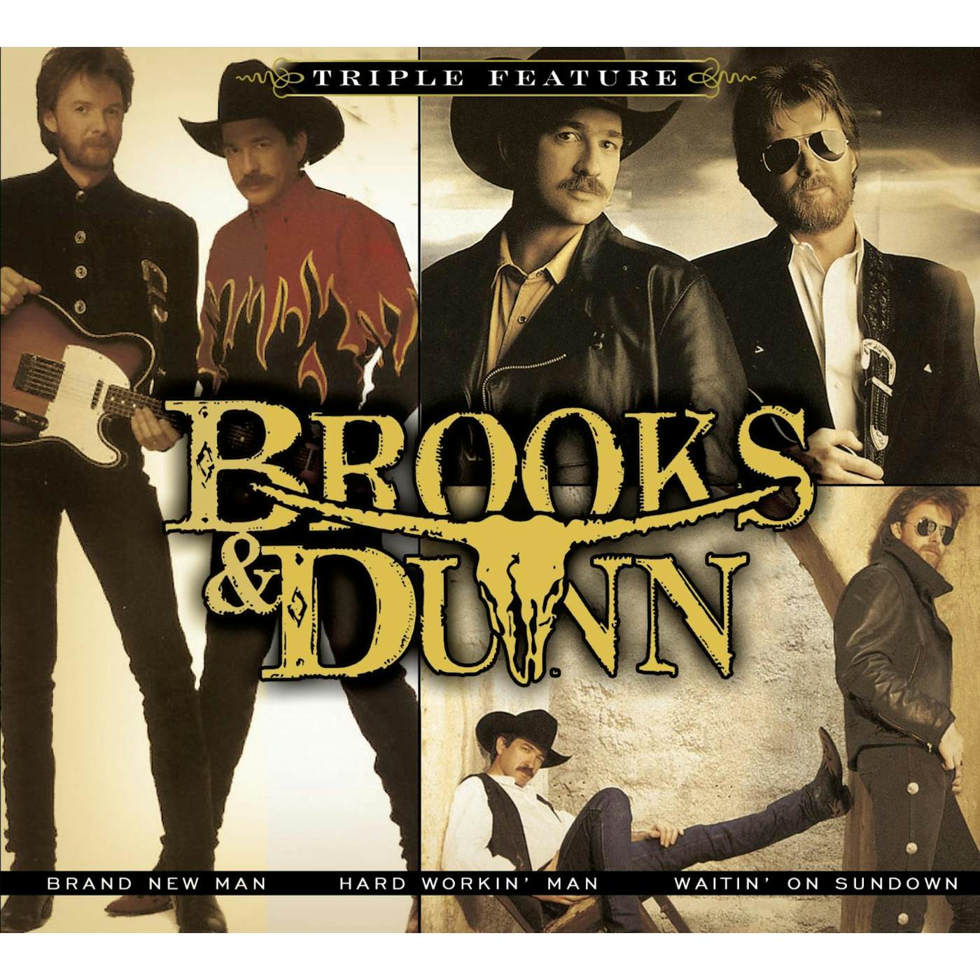 Brooks & Dunn TRIPLE FEATURE (SOFTPACK) CD