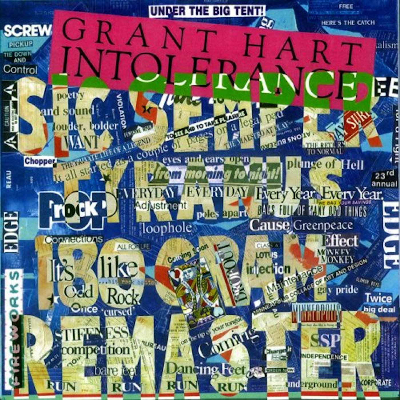 Grant Hart Intolerance Vinyl Record