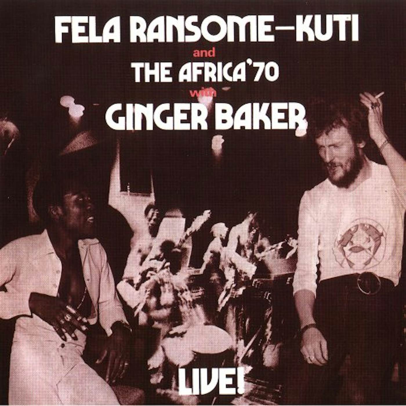 Fela Kuti LIVE WITH GINGER BAKER CD