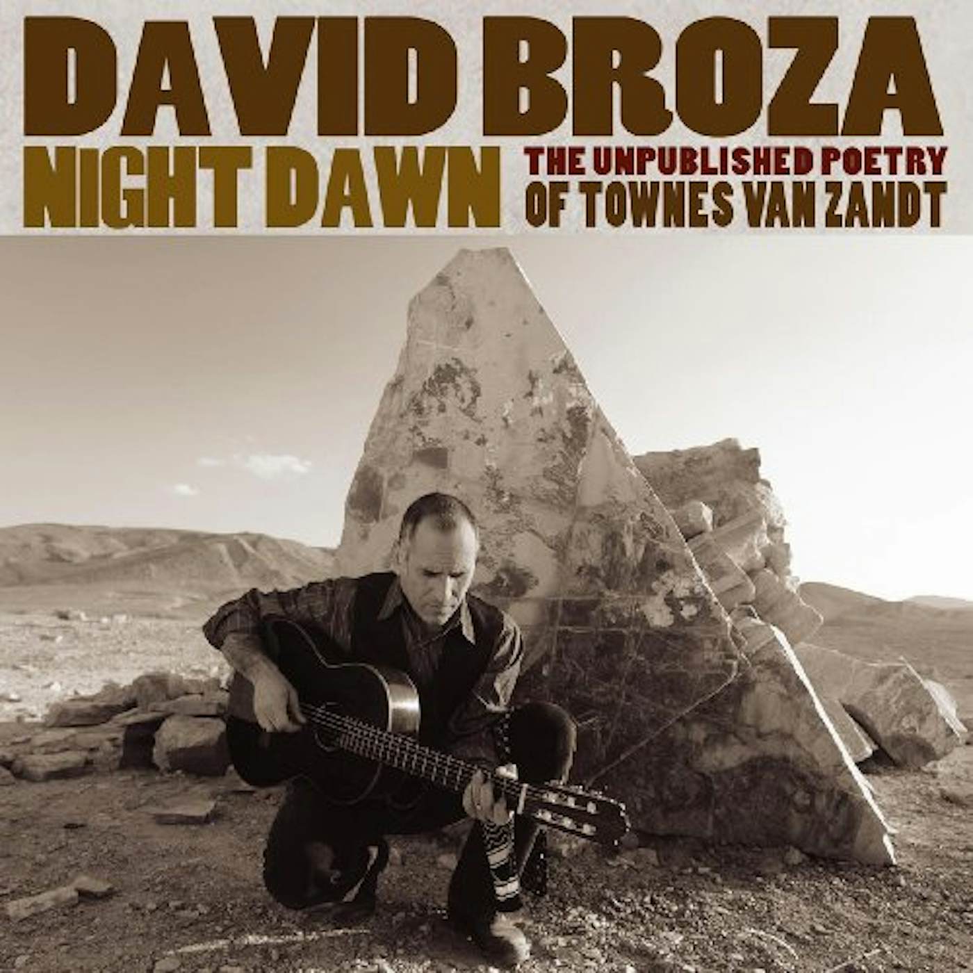 David Broza NIGHT DAWN: UNPUBLISHED POETRY OF TOWNES VAN ZANDT CD