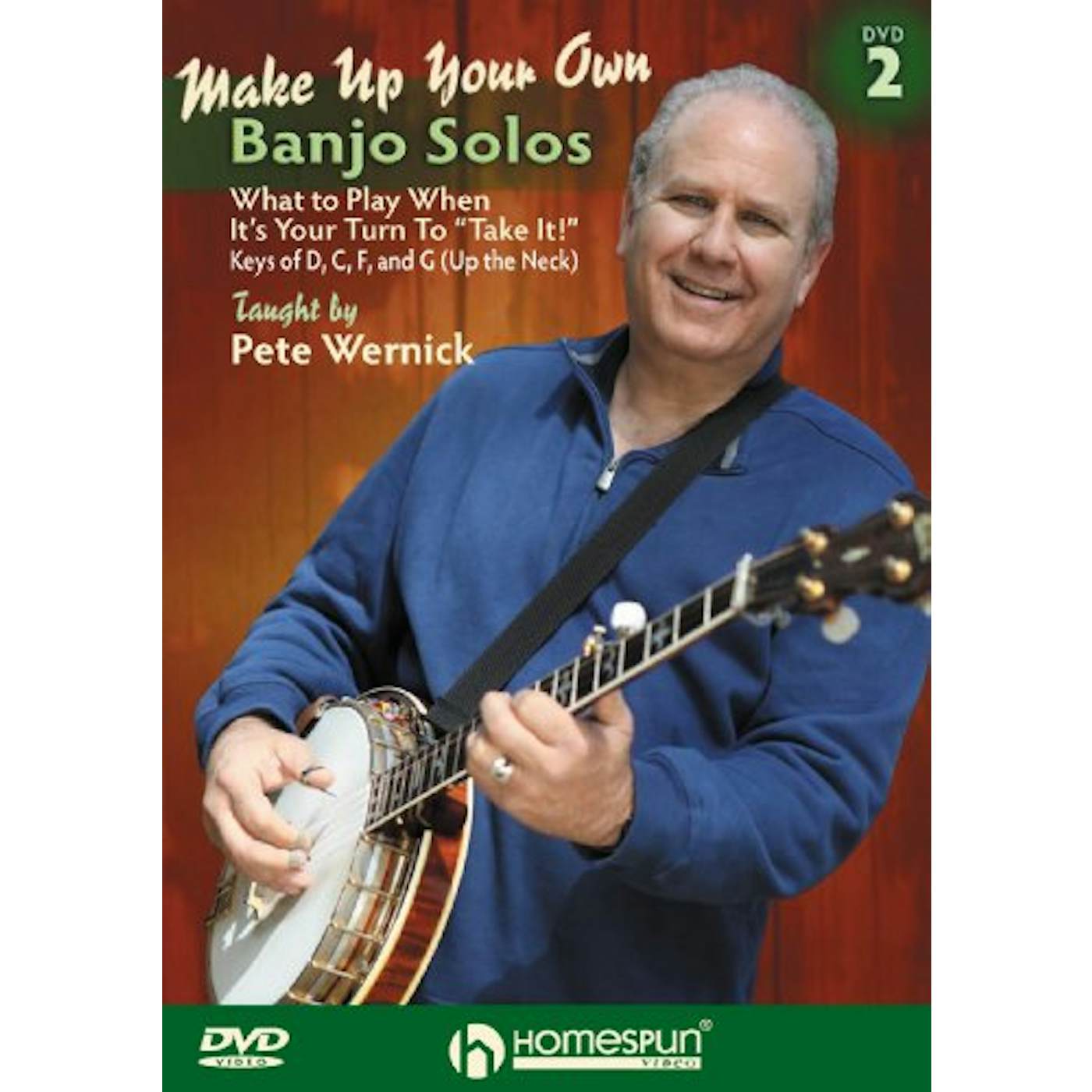 Pete Wernick MAKE UP YOUR OWN BANJO SOLOS 2 DVD