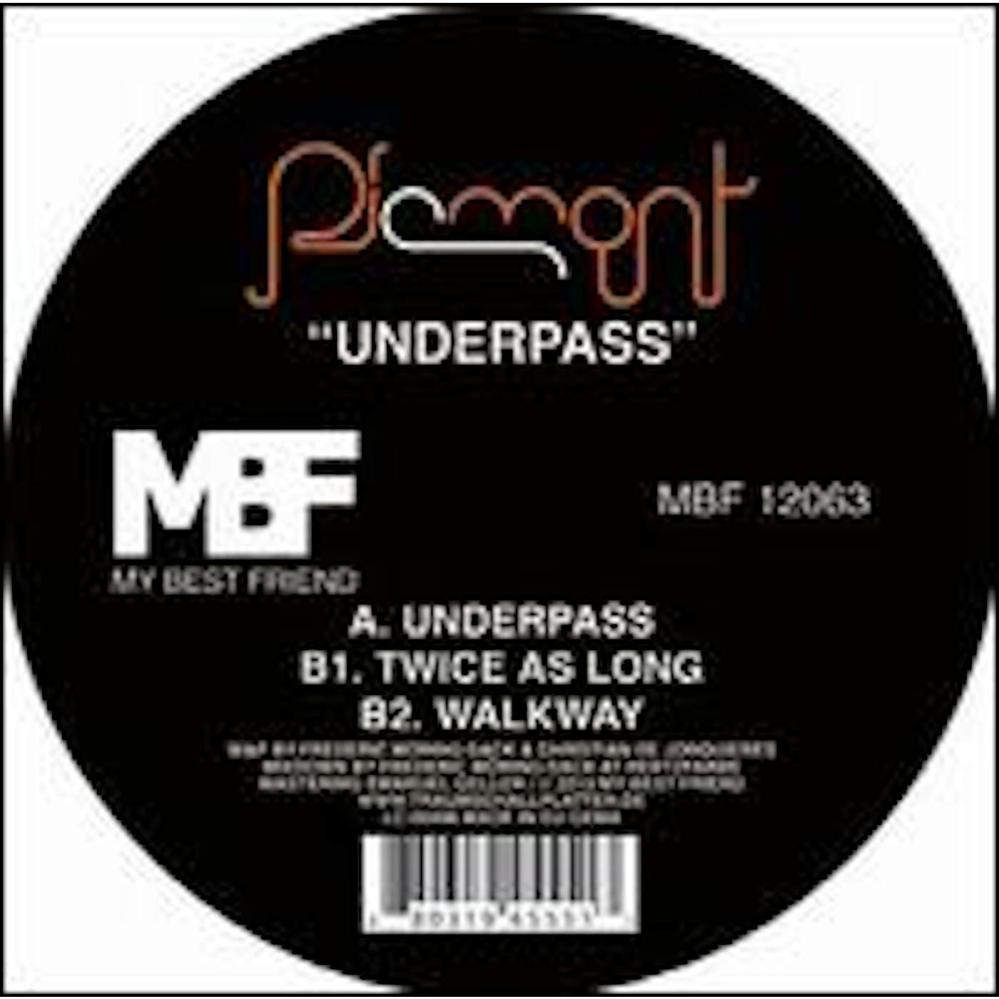 Piemont Underpass Vinyl Record