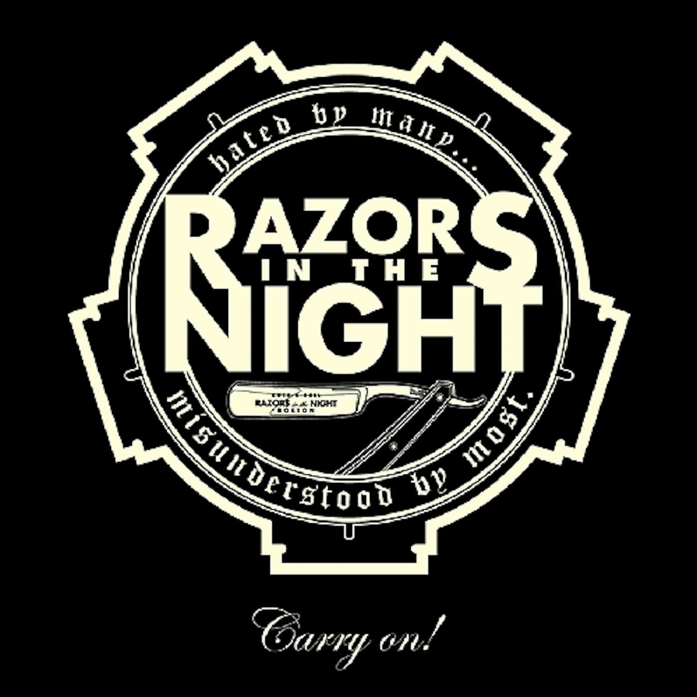 Razors In The Night CARRY ON Vinyl Record