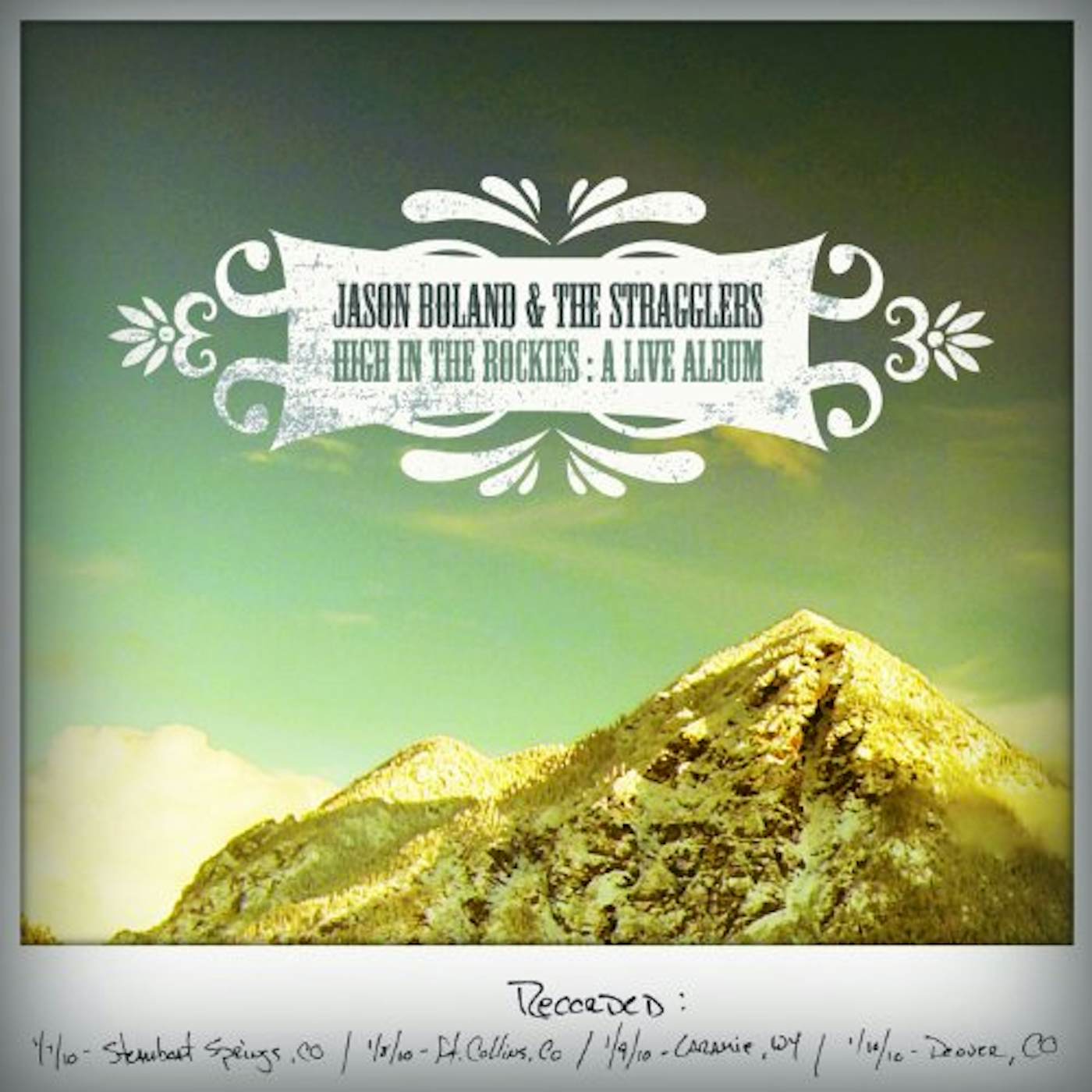 Jason Boland & The Stragglers HIGH IN THE ROCKIES CD