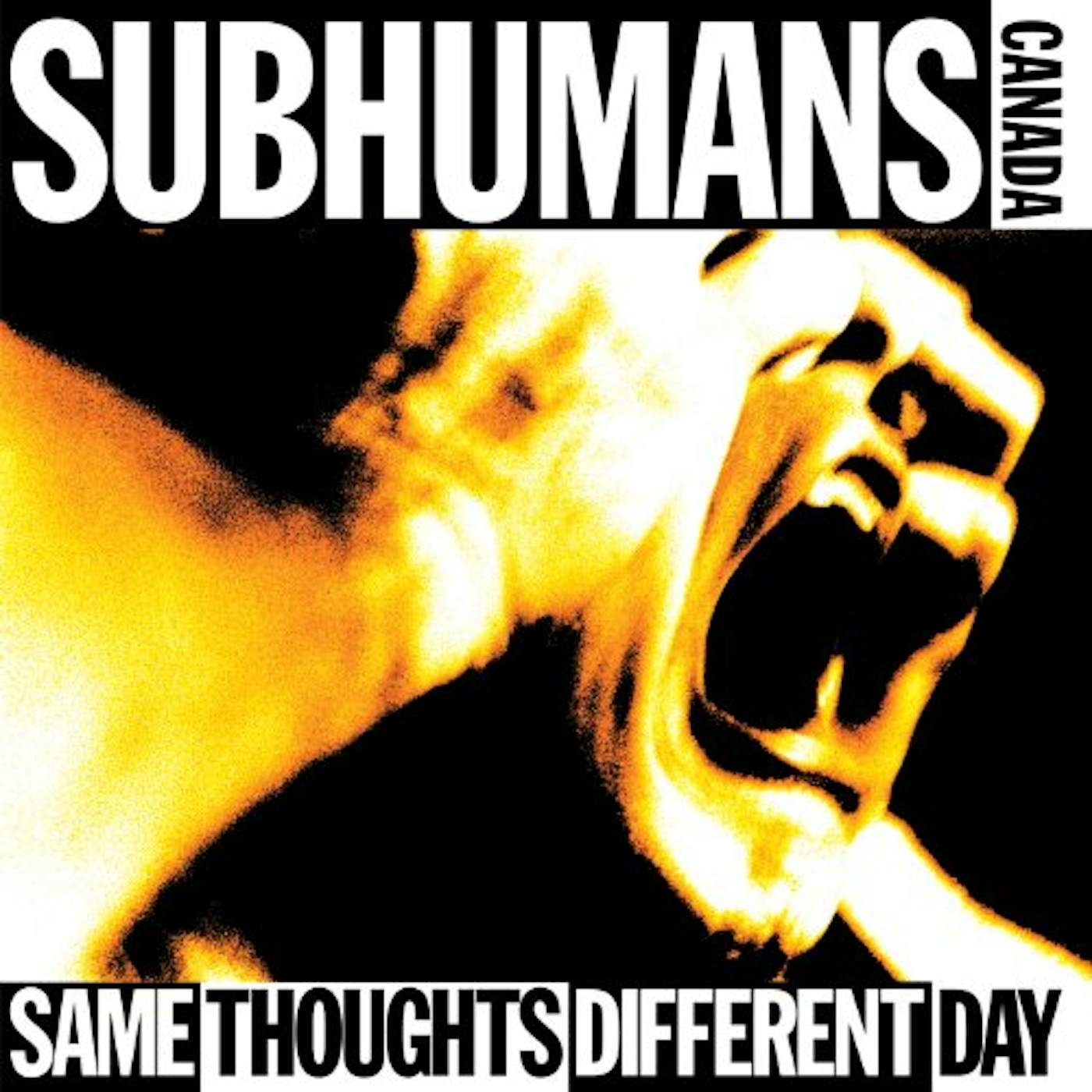Subhumans SAME THOUGHTS DIFFERENT DAY CD
