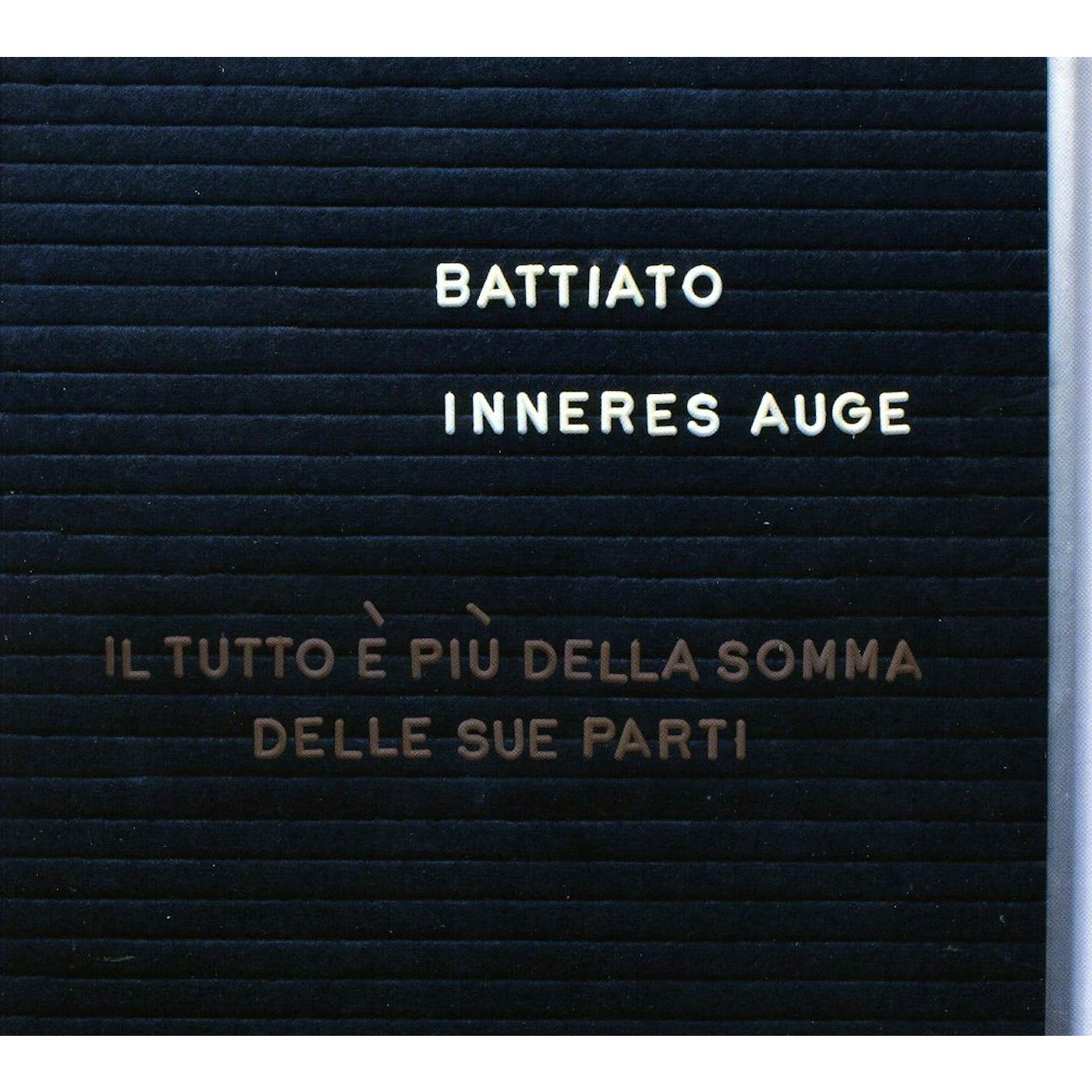 Franco Battiato INNERES AUGE CD