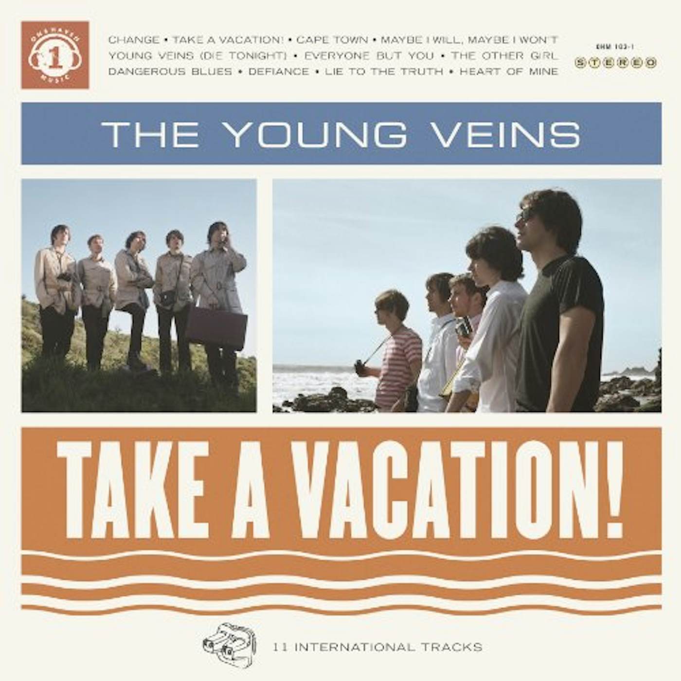 The Young Veins TAKE A VACATION CD