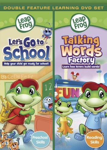 LeapFrog LET'S GO TO SCHOOL / TALKING WORDS FACTORY DVD