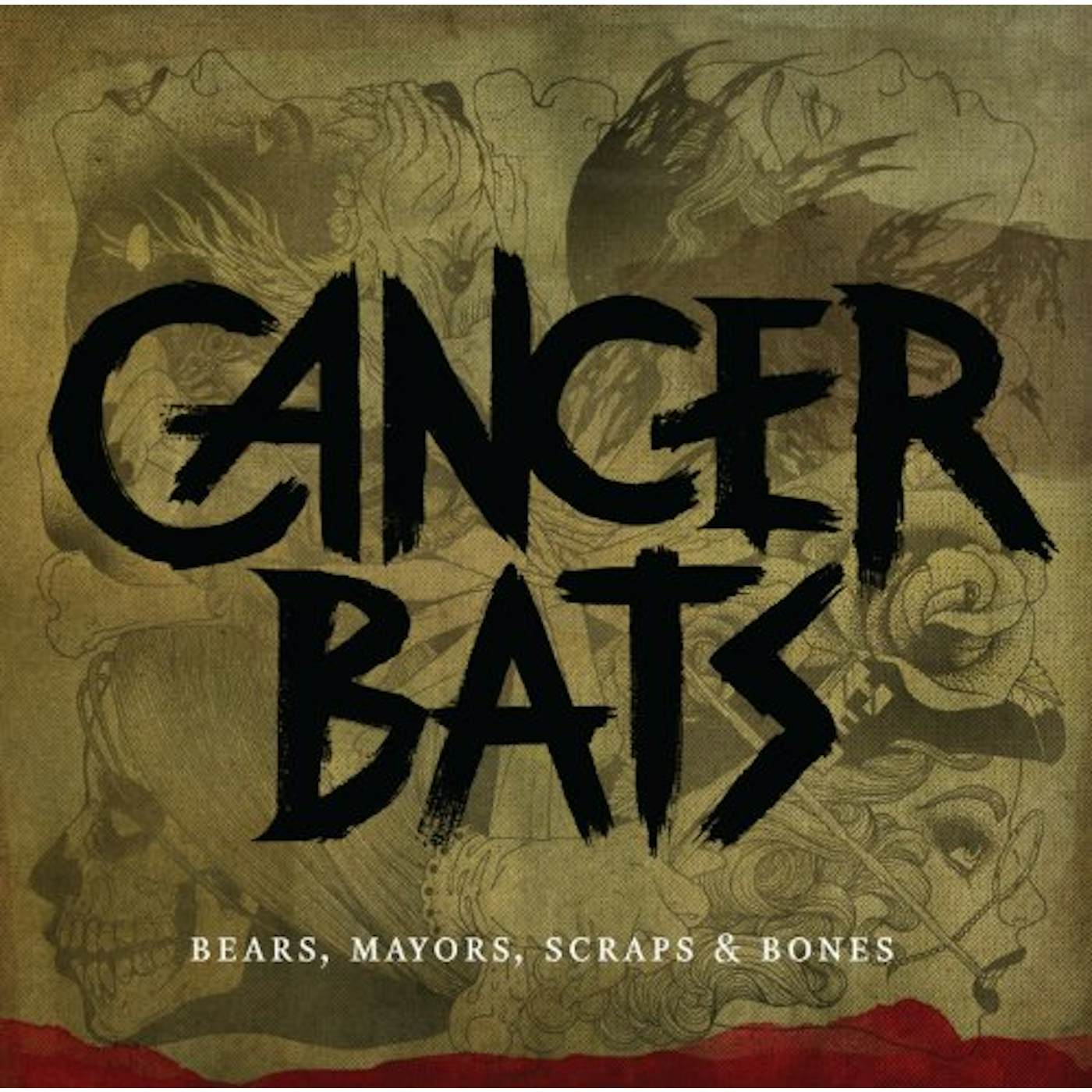 Cancer Bats BEARS MAYORS SCRAPS & BONES Vinyl Record