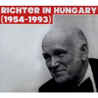 Sviatoslav Richter RICHTER IN HUNGARY (1953-1993) CD