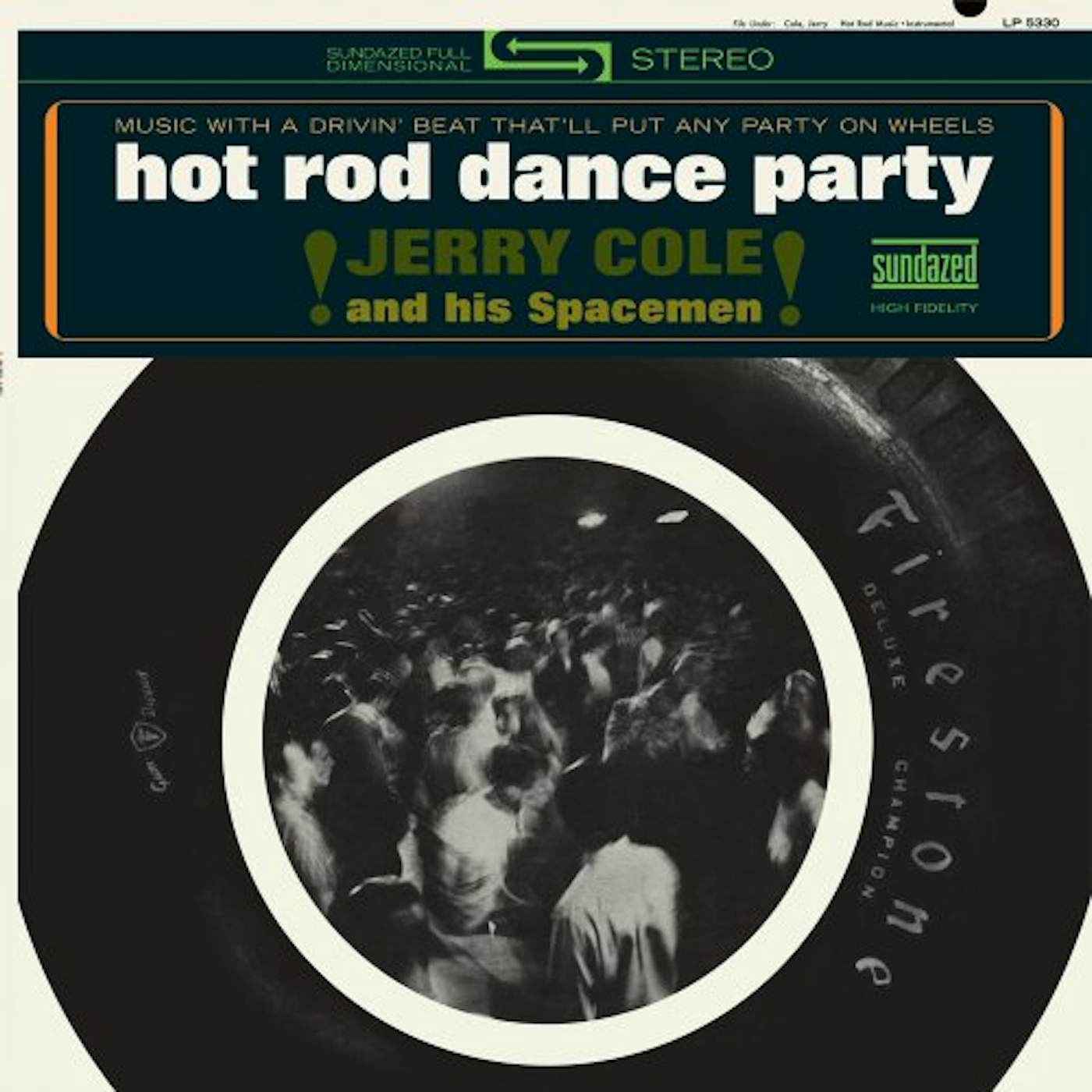 Jerry Cole Hot Rod Dance Party Vinyl Record