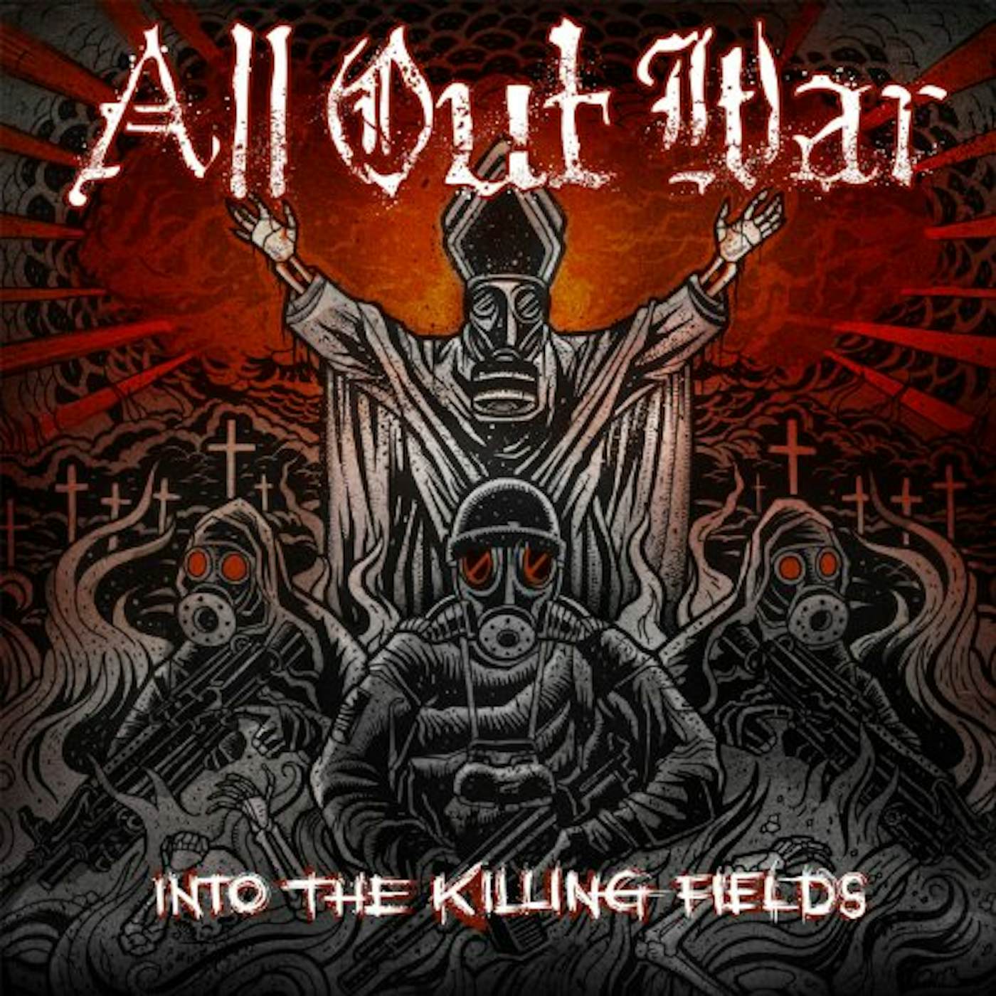 All Out War INTO THE KILLING FIELDS CD