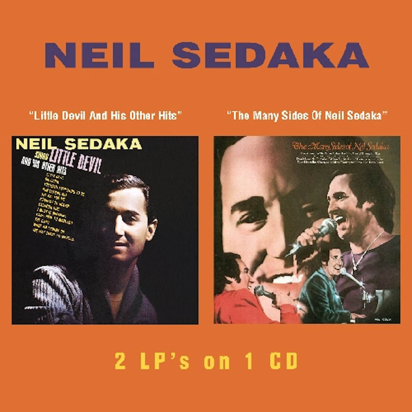 Neil Sedaka LITTLE DEVIL & HIS OTHER HITS / MANY SIDES OF NEIL CD