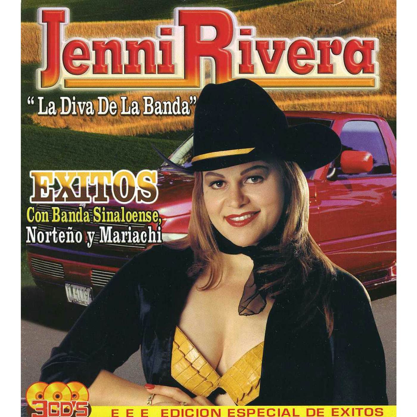 Jenni Rivera EXITOS CON BANDA MARIACHI NORTENO CD
