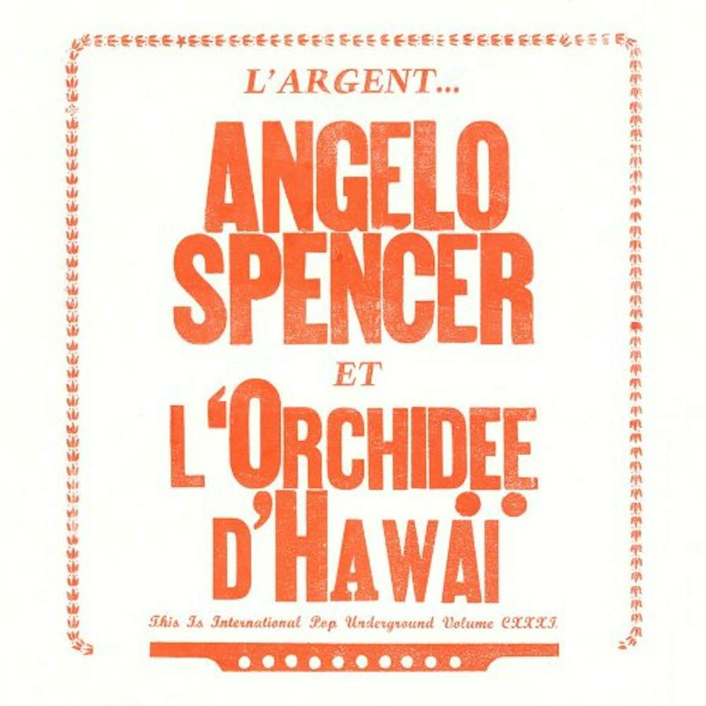 Angelo Spencer LARGENT Vinyl Record