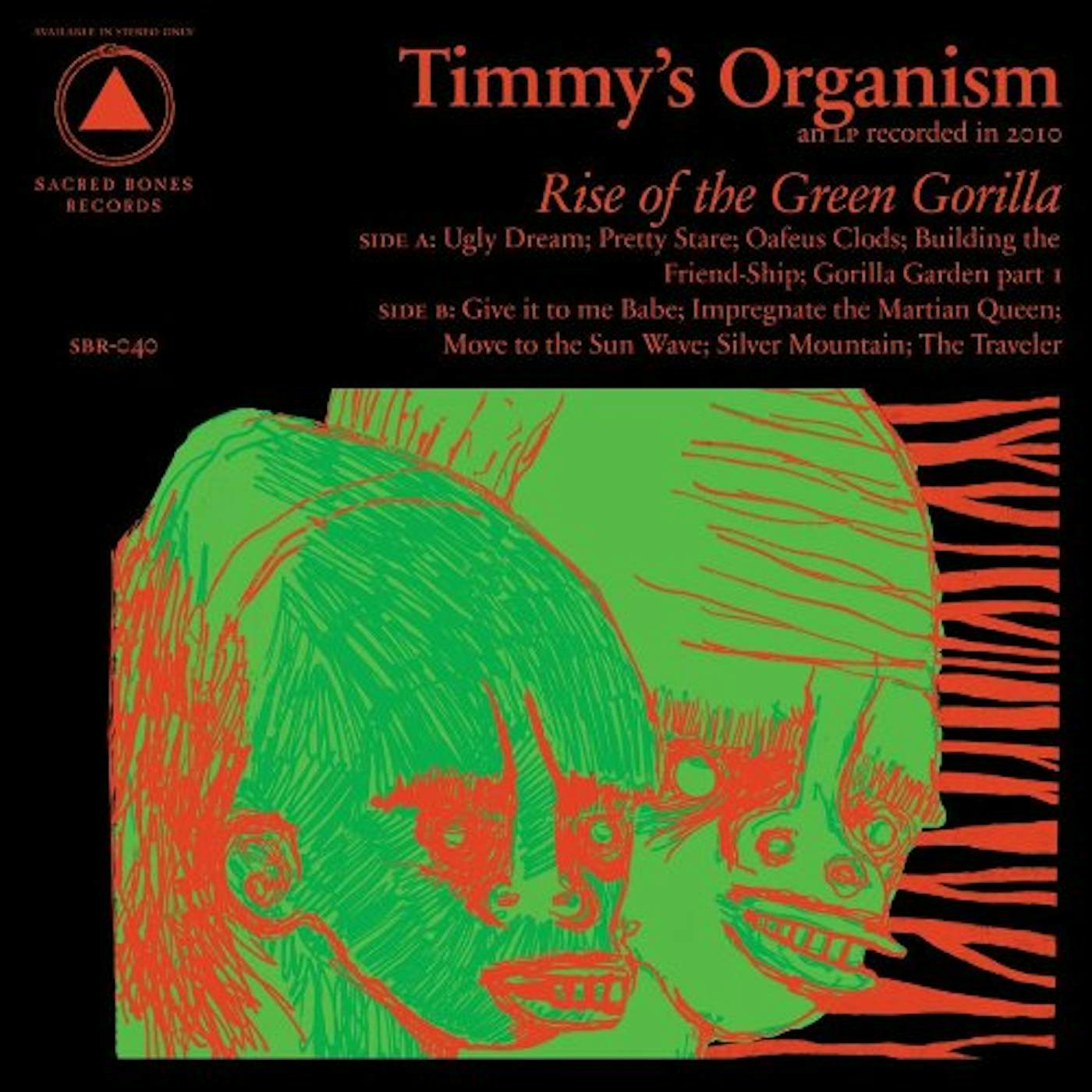 Timmy's Organism Rise of the Green Gorilla Vinyl Record