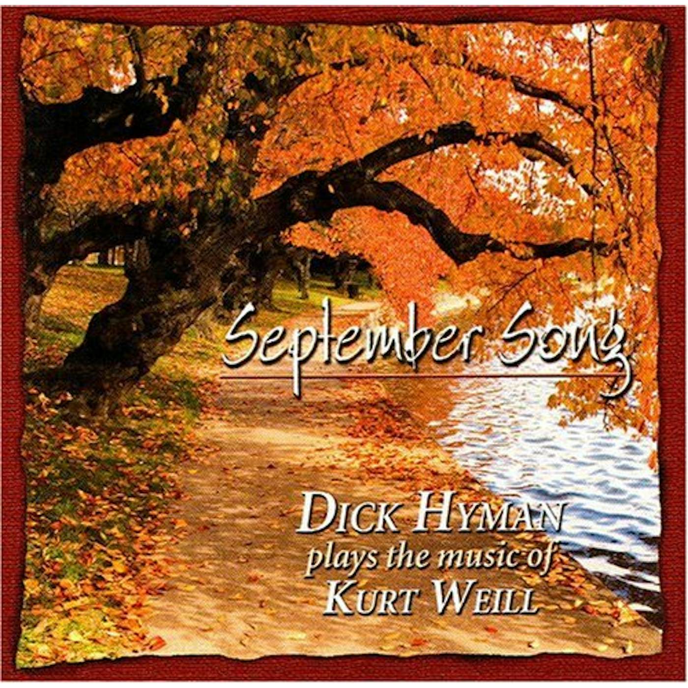 Dick Hyman SEPTEMBER SONG CD