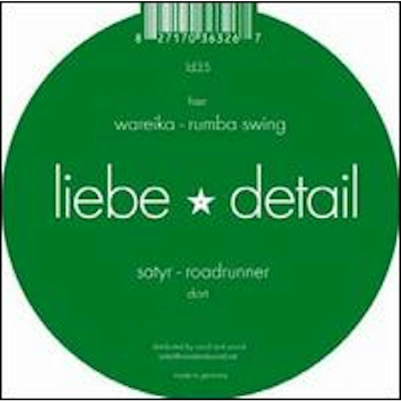 Satyr / Wareika Roadrunner / Rumba Swing Vinyl Record