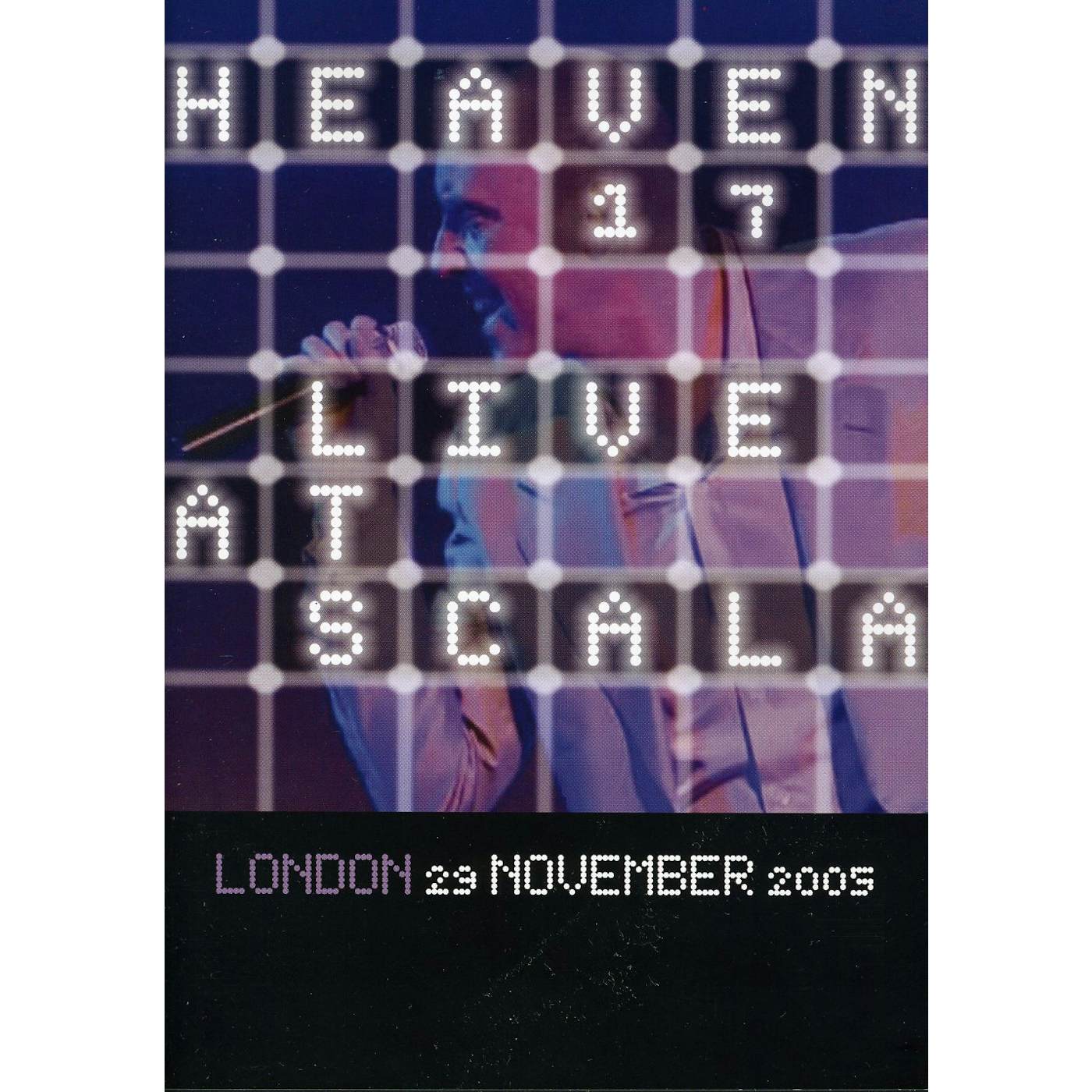 Heaven 17 LIVE AT SCALA LONDON DVD
