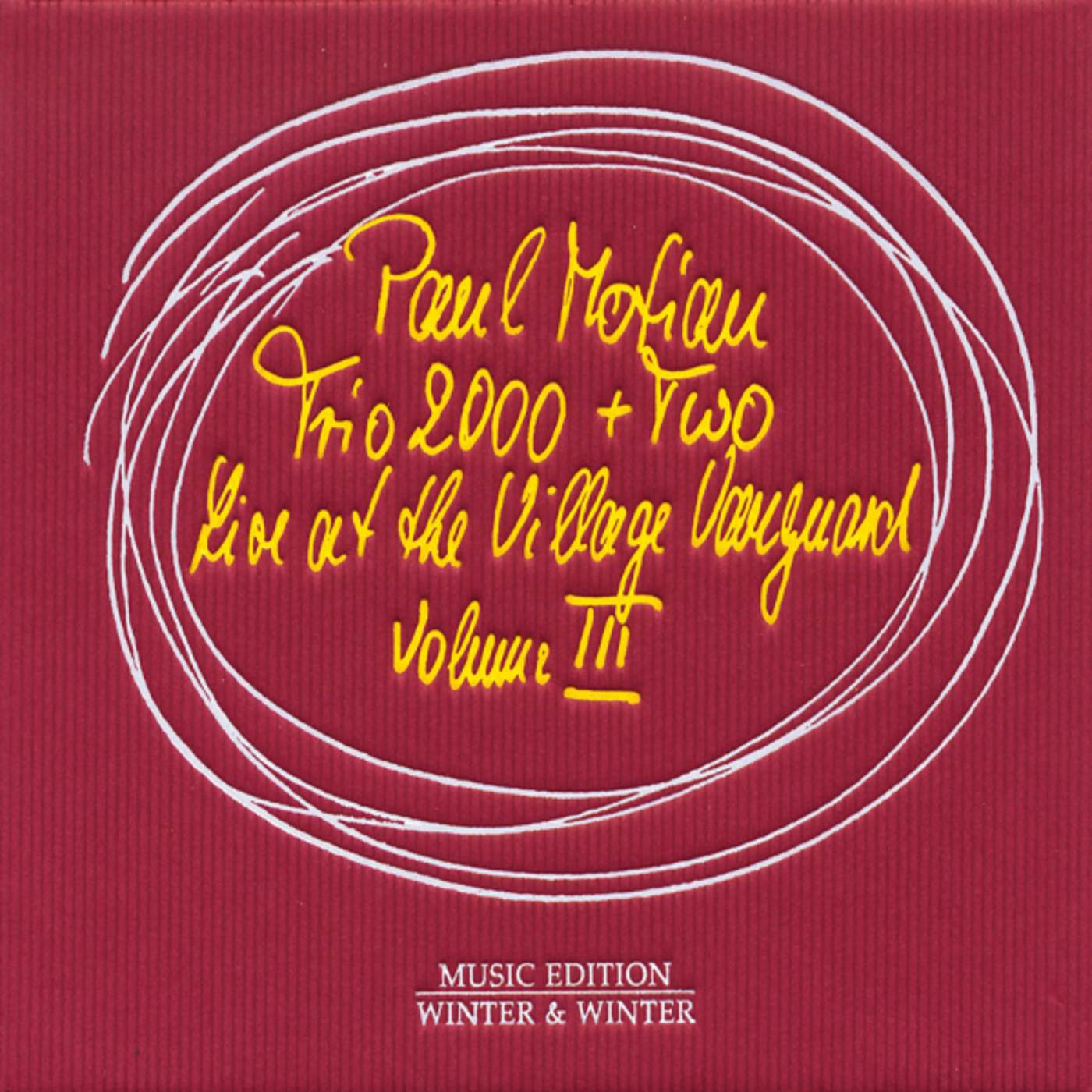 Paul Motian LIVE AT THE VILLAGE VANGUARD III CD