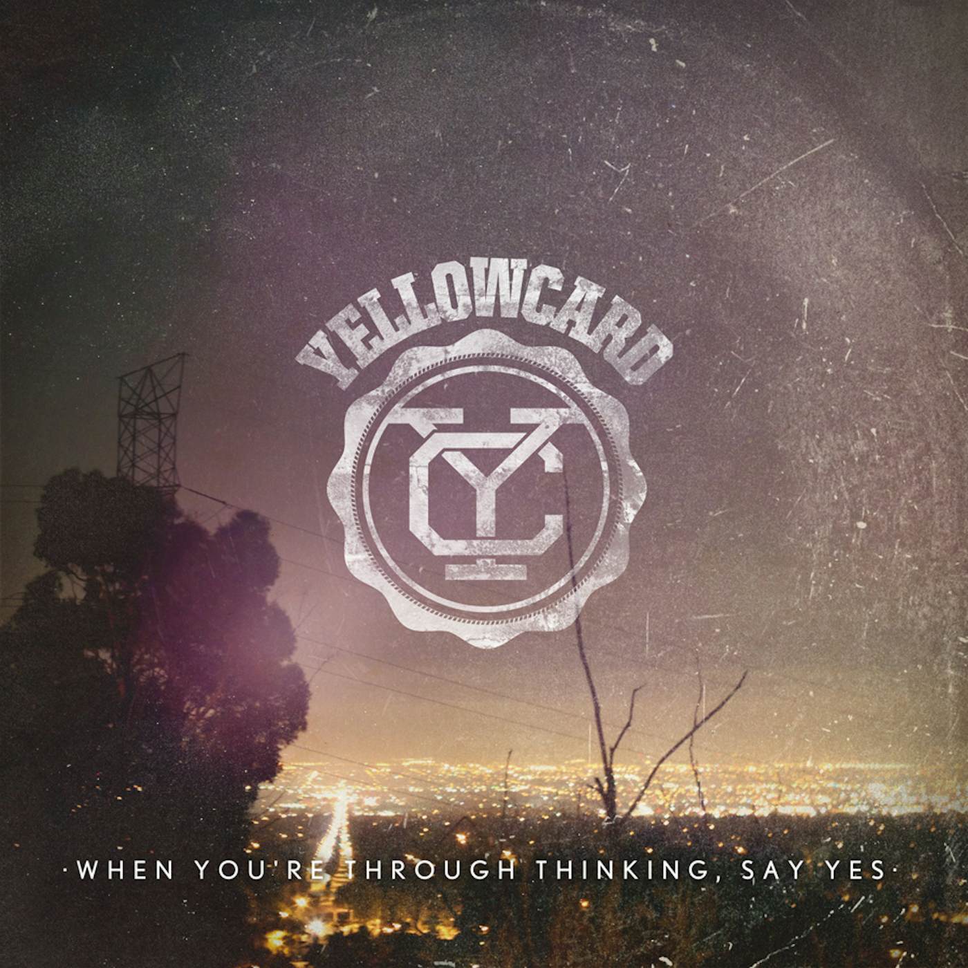 Yellowcard WHEN YOU'RE THROUGH THINKING SAY YES CD