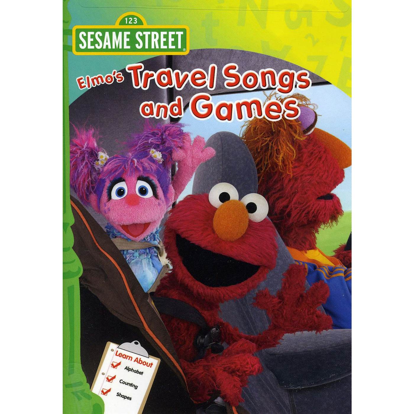 Sesame Street ELMO'S TRAVEL SONGS & GAMES DVD