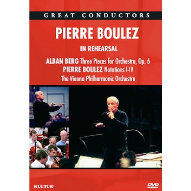 Pierre Boulez IN REHEARSAL DVD