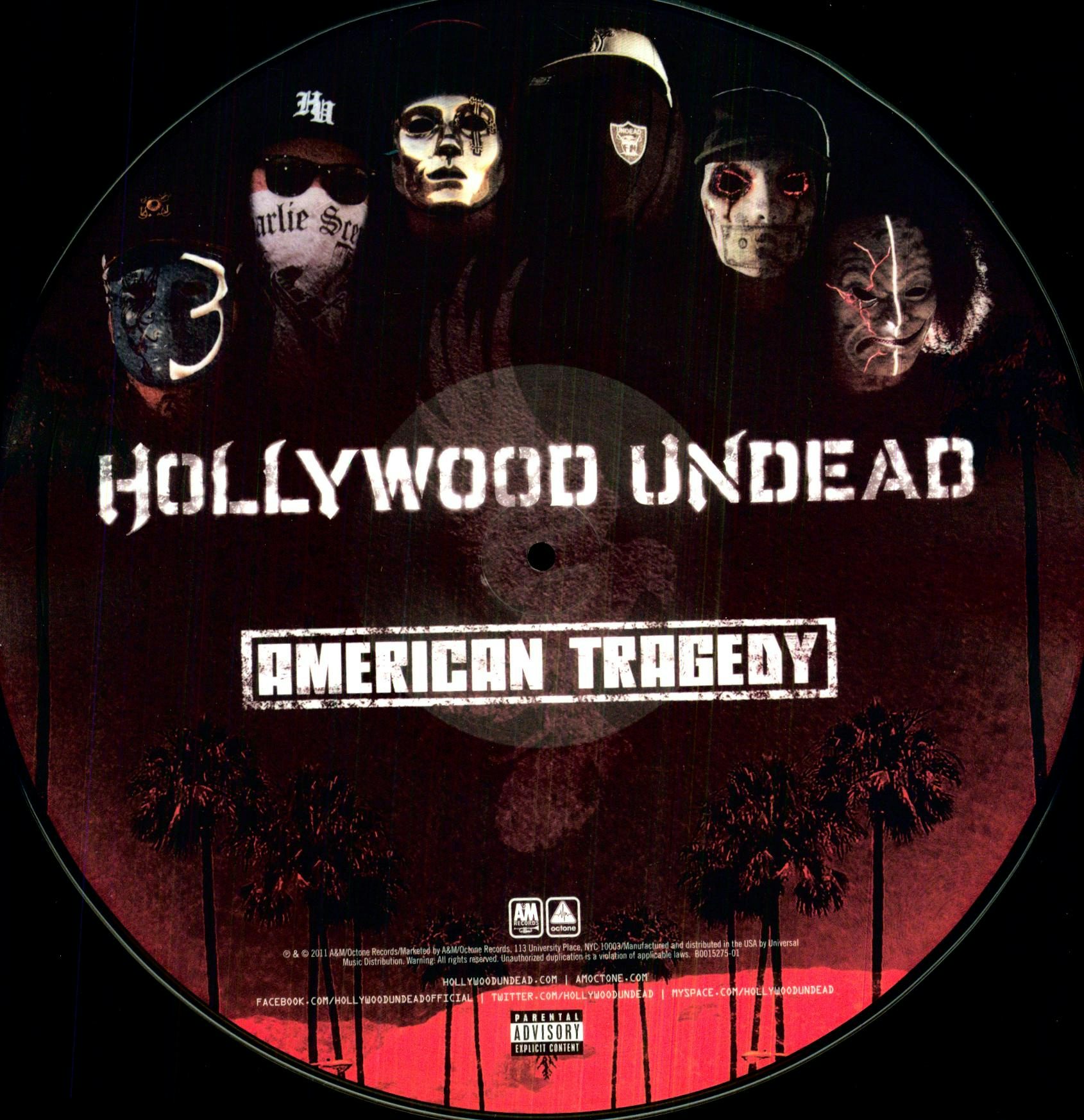 Hollywood Undead American Tragedy Vinyl Record