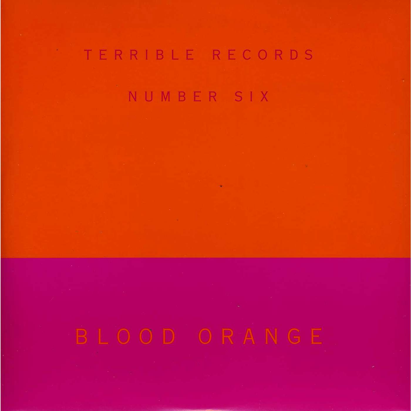 Blood Orange DINNER BTW BAD GIRLS Vinyl Record