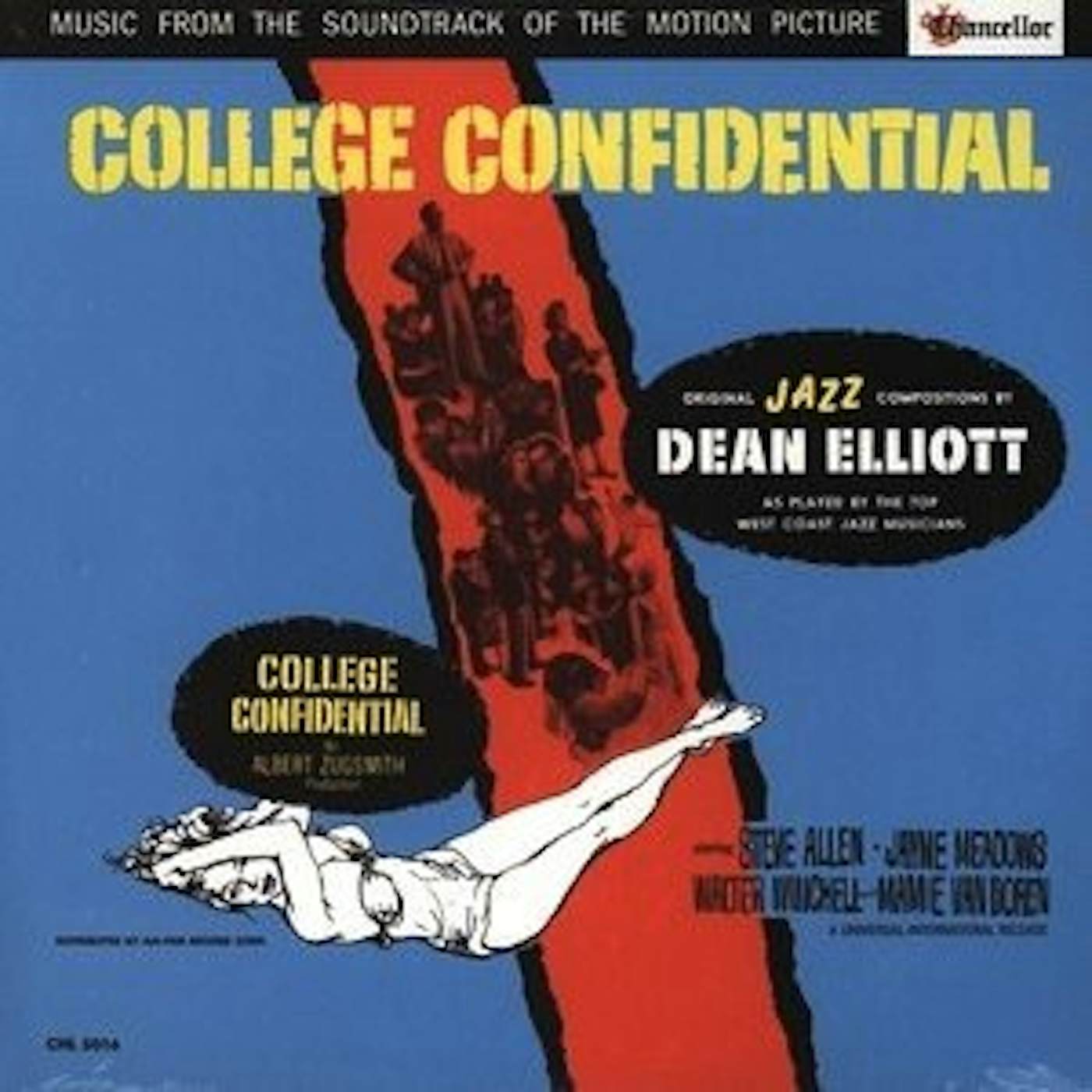 Dean Elliott COLLEGE CONFIDENTIAL SOUNDTRACK Vinyl Record