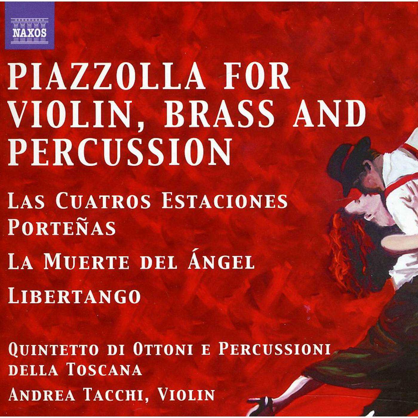 Astor Piazzolla TANGOS FOR VIOLIN BRASS & PERCUSSION QUINTET CD