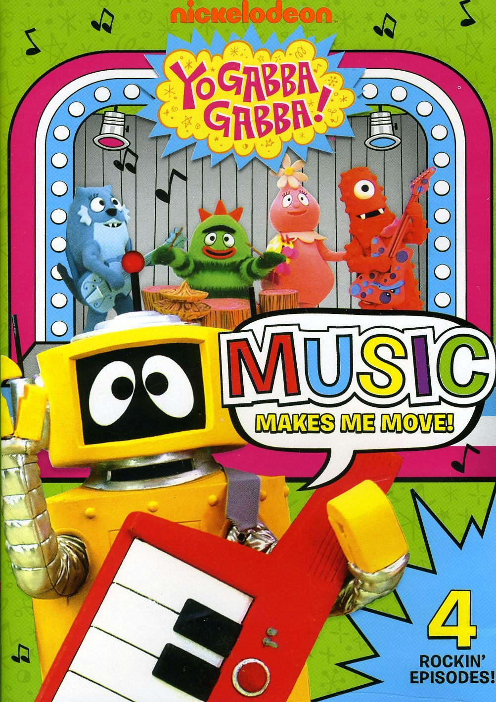 Yo Gabba Gabba MUSIC IS AWESOME CD | Romulogoncalves.com.br