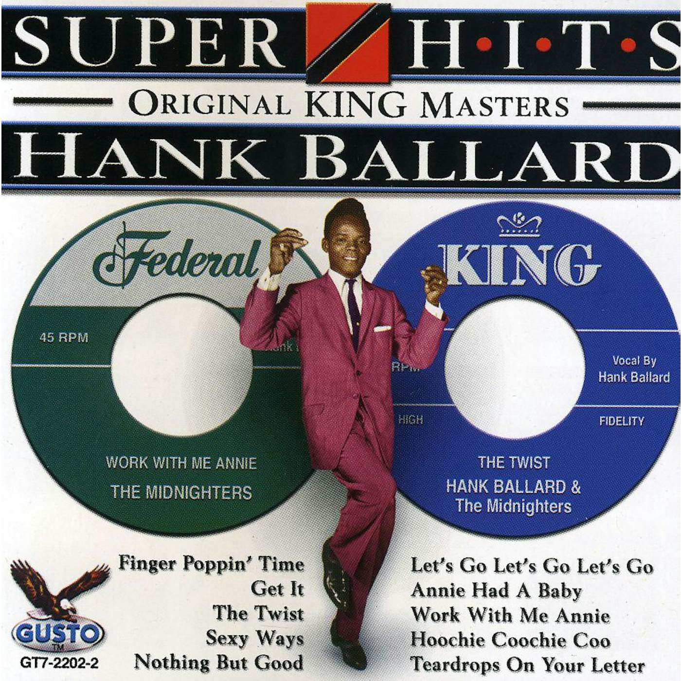 Hank Ballard SUPER HITS CD