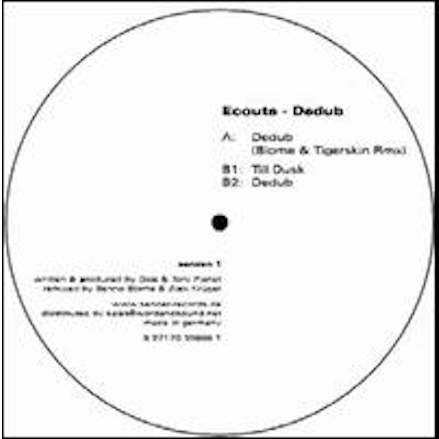 Ecoute Dedub Vinyl Record