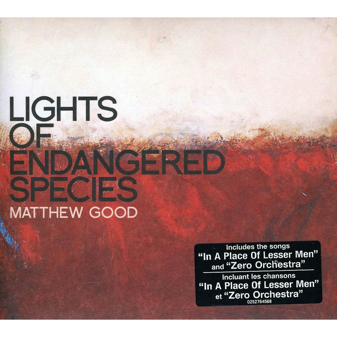Matthew Good LIGHTS OF ENDANGERED SPECIES CD