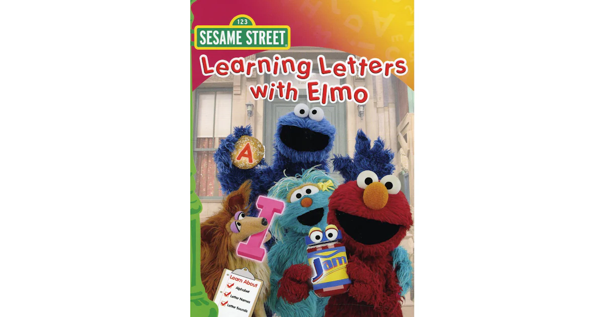 Sesame Street LEARNING LETTERS WITH ELMO DVD Sesame street learning letters with elmo dvd