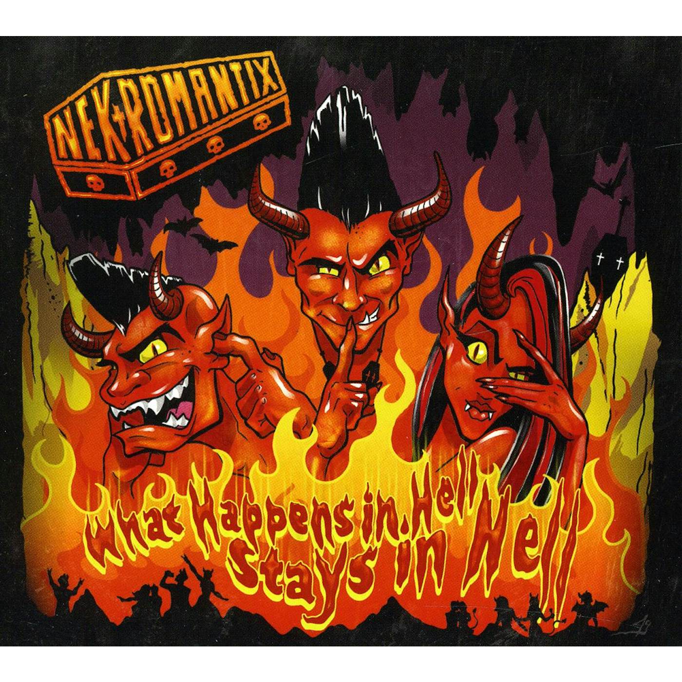 Nekromantix WHAT HAPPENS IN HELL STAYS IN HELL CD