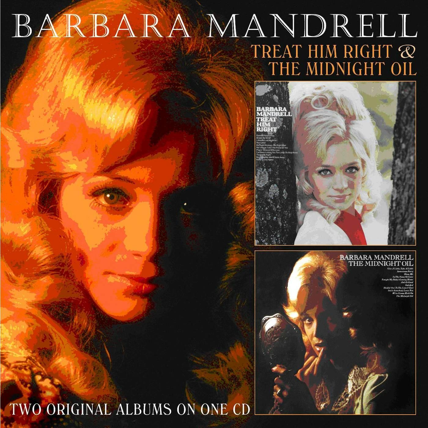 Barbara Mandrell TREAT HIM RIGHT / MIDNIGHT OIL CD