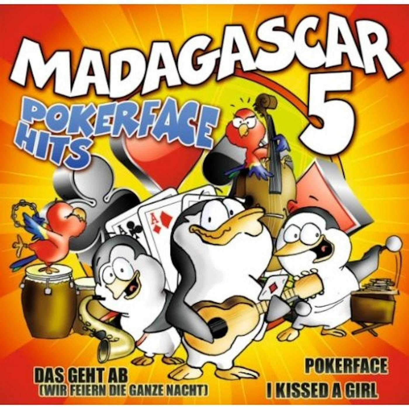 Madagascar 5 POKERFACE HITS CD