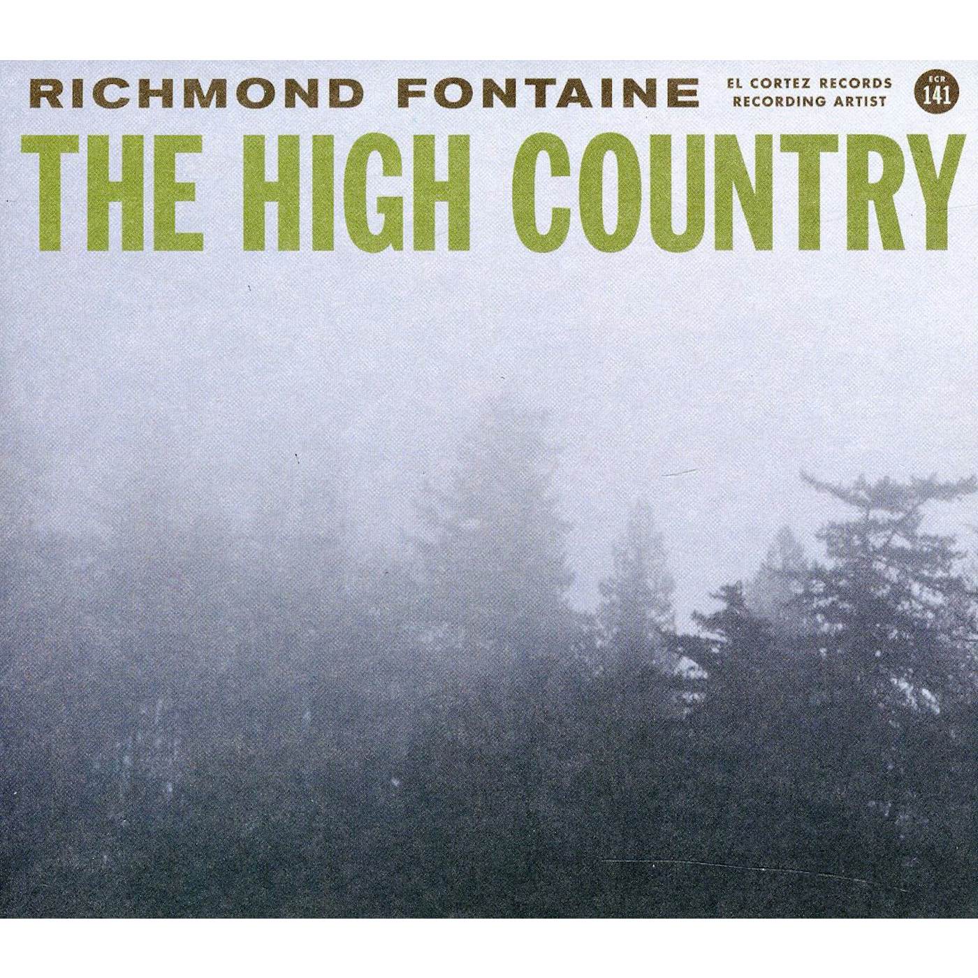 Richmond Fontaine HIGH COUNTRY CD